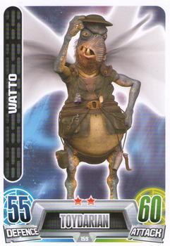 2013 Topps Force Attax Star Wars Movie Edition Series 2 #159 Watto Front