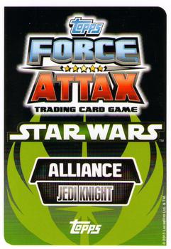 2013 Topps Force Attax Star Wars Movie Edition Series 2 #195 Obi-Wan Kenobi Back