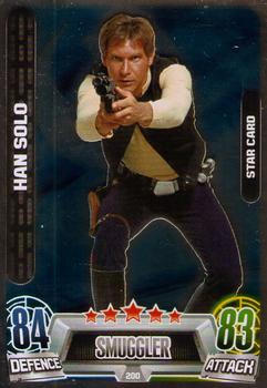 2013 Topps Force Attax Star Wars Movie Edition Series 2 #200 Han Solo Front