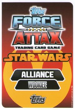 2013 Topps Force Attax Star Wars Movie Edition Series 3 #4 Chewbacca Back