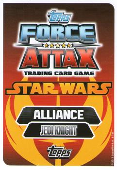 2013 Topps Force Attax Star Wars Movie Edition Series 3 #5 Obi-Wan Kenobi Back