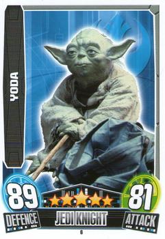 2013 Topps Force Attax Star Wars Movie Edition Series 3 #6 Yoda Front