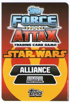 2013 Topps Force Attax Star Wars Movie Edition Series 3 #8 Admiral Ackbar Back