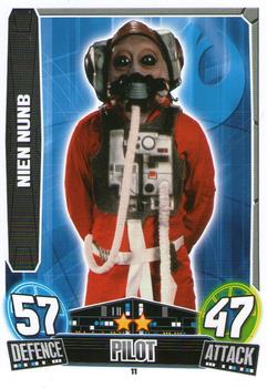 2013 Topps Force Attax Star Wars Movie Edition Series 3 #11 Nien Nunb Front