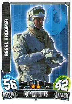 2013 Topps Force Attax Star Wars Movie Edition Series 3 #12 Rebel Trooper Front