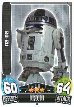 2013 Topps Force Attax Star Wars Movie Edition Series 3 #16 R2-D2 Front