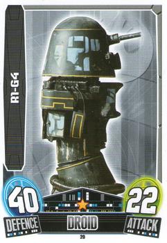 2013 Topps Force Attax Star Wars Movie Edition Series 3 #20 R1-G4 Front