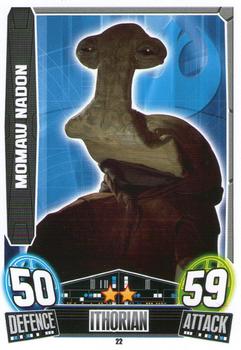 2013 Topps Force Attax Star Wars Movie Edition Series 3 #22 Momaw Nadon Front