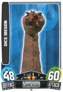 2013 Topps Force Attax Star Wars Movie Edition Series 3 #23 Dice Ibegon Front