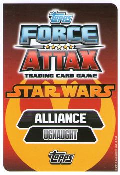 2013 Topps Force Attax Star Wars Movie Edition Series 3 #24 Yoxgit Back