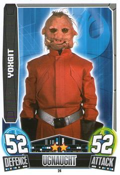 2013 Topps Force Attax Star Wars Movie Edition Series 3 #24 Yoxgit Front