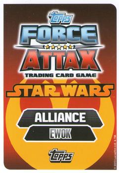 2013 Topps Force Attax Star Wars Movie Edition Series 3 #25 Wicket Back