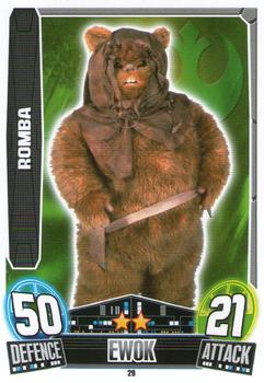 2013 Topps Force Attax Star Wars Movie Edition Series 3 #29 Romba Front