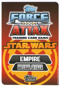 2013 Topps Force Attax Star Wars Movie Edition Series 3 #45 Moff Jerjerrod Back