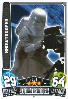 2013 Topps Force Attax Star Wars Movie Edition Series 3 #51 Snowtrooper Front