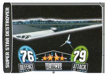 2013 Topps Force Attax Star Wars Movie Edition Series 3 #57 Super Star Destroyer Front