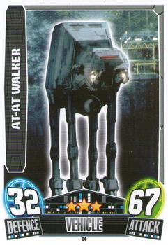 2013 Topps Force Attax Star Wars Movie Edition Series 3 #64 AT-AT Walker Front