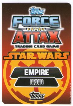 2013 Topps Force Attax Star Wars Movie Edition Series 3 #67 Probot Back
