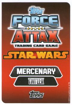 2013 Topps Force Attax Star Wars Movie Edition Series 3 #73 Bib Fortuna Back
