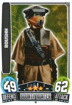 2013 Topps Force Attax Star Wars Movie Edition Series 3 #79 Boushh Front