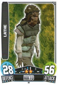 2013 Topps Force Attax Star Wars Movie Edition Series 3 #83 Lathe Front
