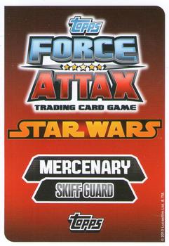 2013 Topps Force Attax Star Wars Movie Edition Series 3 #86 Brock Starsher Back