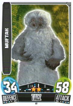 2013 Topps Force Attax Star Wars Movie Edition Series 3 #87 Muftak Front