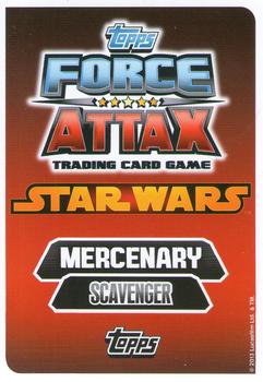 2013 Topps Force Attax Star Wars Movie Edition Series 3 #89 Jawa Back