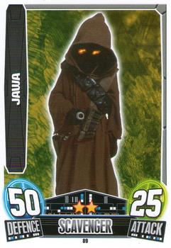 2013 Topps Force Attax Star Wars Movie Edition Series 3 #89 Jawa Front