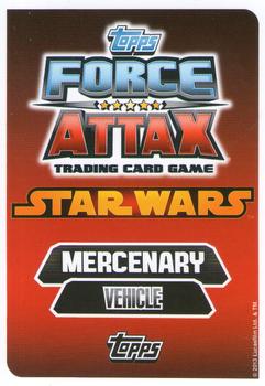 2013 Topps Force Attax Star Wars Movie Edition Series 3 #92 Sandcrawler Back