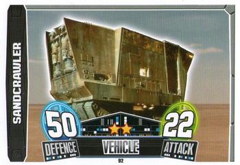 2013 Topps Force Attax Star Wars Movie Edition Series 3 #92 Sandcrawler Front