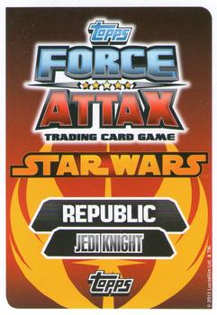2013 Topps Force Attax Star Wars Movie Edition Series 3 #96 Obi-Wan Kenobi Back