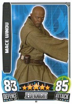 2013 Topps Force Attax Star Wars Movie Edition Series 3 #97 Mace Windu Front