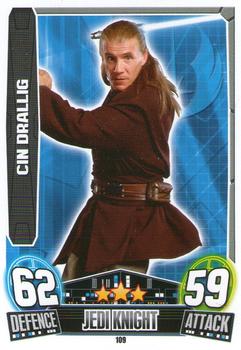 2013 Topps Force Attax Star Wars Movie Edition Series 3 #109 Cin Drallig Front