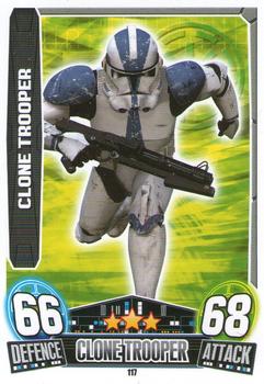 2013 Topps Force Attax Star Wars Movie Edition Series 3 #117 Clone Trooper Front