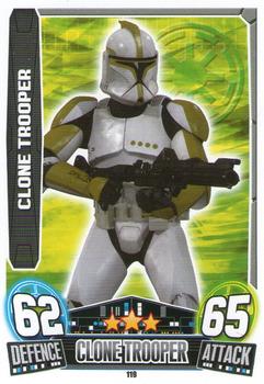 2013 Topps Force Attax Star Wars Movie Edition Series 3 #119 Clone Trooper Front