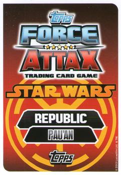 2013 Topps Force Attax Star Wars Movie Edition Series 3 #124 Tion Meddon Back