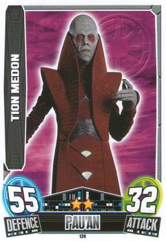 2013 Topps Force Attax Star Wars Movie Edition Series 3 #124 Tion Meddon Front