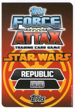 2013 Topps Force Attax Star Wars Movie Edition Series 3 #127 PK-4 Droid Back