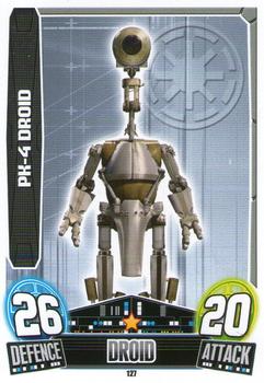 2013 Topps Force Attax Star Wars Movie Edition Series 3 #127 PK-4 Droid Front