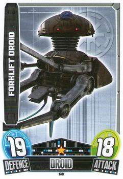 2013 Topps Force Attax Star Wars Movie Edition Series 3 #130 Forklift Droid Front