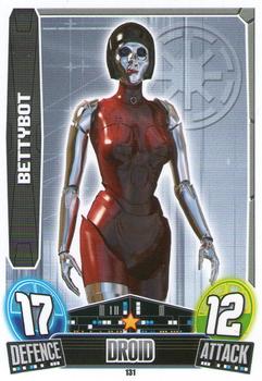 2013 Topps Force Attax Star Wars Movie Edition Series 3 #131 Bettybot Front