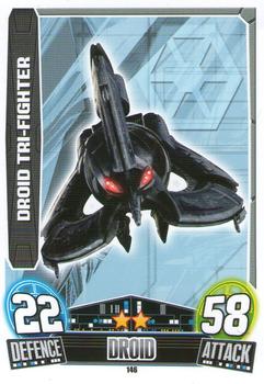 2013 Topps Force Attax Star Wars Movie Edition Series 3 #146 Droid Tri-Fighter Front