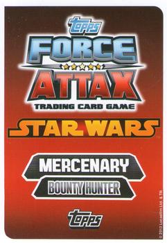 2013 Topps Force Attax Star Wars Movie Edition Series 3 #155 Zam Wesell Back