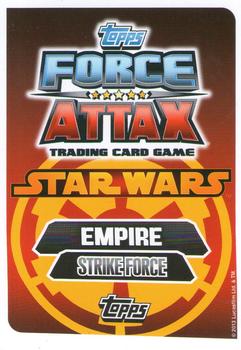 2013 Topps Force Attax Star Wars Movie Edition Series 3 #166 Empire Strike Force 1 Back