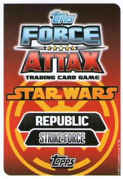 2013 Topps Force Attax Star Wars Movie Edition Series 3 #177 Republic Strike Force 3 Back