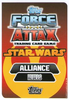 2013 Topps Force Attax Star Wars Movie Edition Series 3 #193 Luke Skywalker & Princess Leia Back