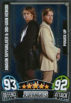 2013 Topps Force Attax Star Wars Movie Edition Series 3 #200 Anakin Skywalker & Obi-Wan Kenobi Front
