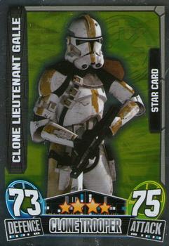 2013 Topps Force Attax Star Wars Movie Edition Series 3 #217 Clone Lieutenant Galle Front
