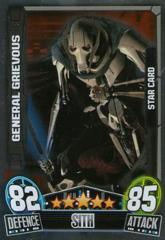 2013 Topps Force Attax Star Wars Movie Edition Series 3 #220 General Grievous Front